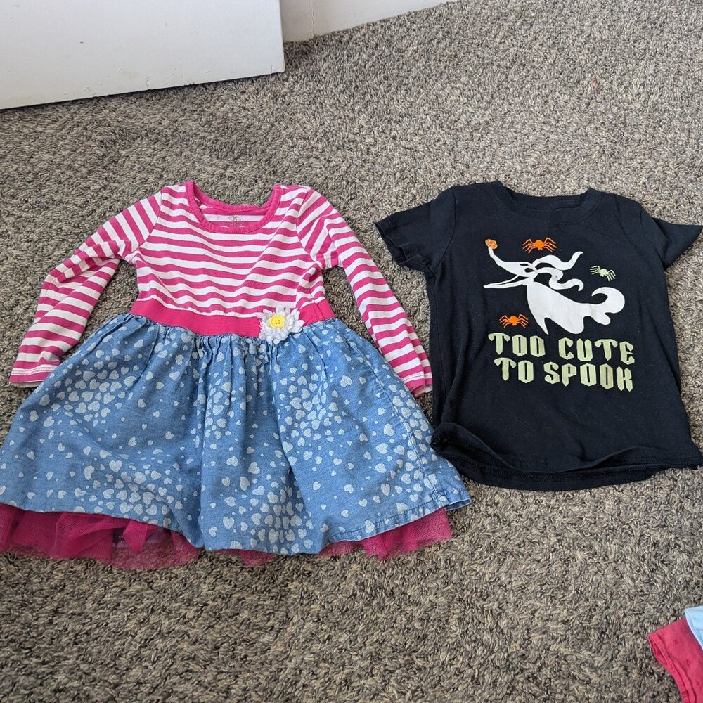 Girls Dress and The Nightmare Before Christmas Tee Size 3T